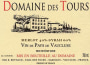 Domaine des Tours Vin de Pays du Vaucluse Merlot-Syrah 2007  Front Label