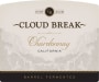 Cloud Break Barrel Fermented Chardonnay 2016 Front Label