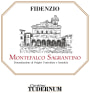 Cantina Tudernum Montefalco Sagrantino Fidenzio 2014  Front Label