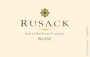 Rusack Rose 2018  Front Label