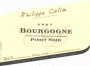Philippe Colin Bourgogne Pinot Noir 2005  Front Label