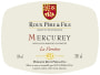 Domaine Roux Pere & Fils Mercurey La Perriere 2014  Front Label
