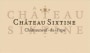 Chateau Sixtine Chateauneuf-du-Pape 2019  Front Label