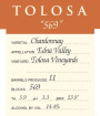 Tolosa Winery 569 Chardonnay 2014  Front Label