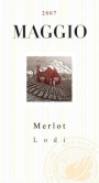 Maggio Family Vineyards Merlot 2007  Front Label