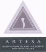 Artesa Reserve Sauvignon Blanc 2004  Front Label