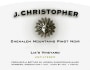 J. Christopher Chehalem Mountains Lia's Vineyard Pinot Noir 2014  Front Label