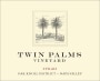 Twin Palms Vineyard Syrah 2015  Front Label