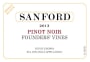Sanford Founders' Vines Pinot Noir 2013  Front Label