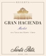 Santa Rita Gran Hacienda Reserva Merlot 2014  Front Label