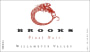 Brooks Willamette Valley Pinot Noir 2005  Front Label