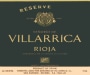 Senorio de Villarrica  Rioja Reserva Tempranillo 2011  Front Label