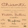 Cantine Fratelli Bellini Chianti 2017  Front Label