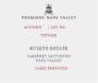 Kuleto Estate Cabernet Sauvignon (Premiere Napa Auction) 2000  Front Label