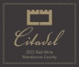 Citadel Mendocino County Red Wine 2015  Front Label