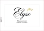 Elyse Chardonnay 2015  Front Label