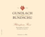 Gundlach Bundschu Estate Vineyard Rhinefarm Rose 2016  Front Label
