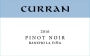 Curran Rancho La Vina Pinot Noir 2016  Front Label