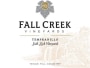 Fall Creek Vineyards Salt Lick Vineyard Tempranillo 2015  Front Label