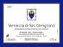 Poderi del Paradiso Vernaccia di San Gimignano 2015 Front Label