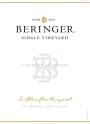Beringer St. Helena Home Vineyard Cabernet Sauvignon 2009  Front Label