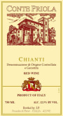 Conte Priola Chianti 2013  Front Label
