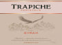 Trapiche Syrah 2011  Front Label