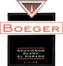 Boeger Sauvignon Blanc 2013  Front Label