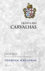 Real Companhia Velha Quinta das Carvalhas Touriga Nacional 2014 Front Label
