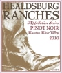 Healdsburg Ranches Russian River Valley Pinot Noir 2010 Front Label