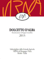 Virna Borgogno Dolcetto d'Alba 2015  Front Label