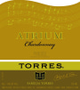 Familia Torres Atrium Chardonnay 2010  Front Label