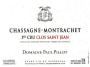 Domaine Paul Pillot Chassagne-Montrachet Clos Saint Jean Premier Cru 2021  Front Label