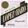 Hacienda Lopez de Haro Tempranillo 2016  Front Label