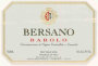 Bersano Barolo 1983  Front Label