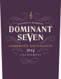 Dominant Seven Cabernet Sauvignon 2014  Front Label