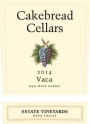 Cakebread Estate Vineyards Vaca Red 2014  Front Label