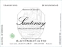 Marc Colin Santenay 2018  Front Label