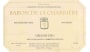 Baron de la Charriere Bonnes Mares 1998  Front Label