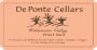 DePonte Pinot Noir 2002  Front Label