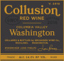 Grounded Wine Co. Collusion Cabernet Sauvignon 2016  Front Label