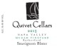 Quivet Cellars McGah Vineyard Sauvignon Blanc 2015  Front Label