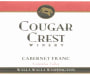 Cougar Crest Cabernet Franc 2005  Front Label