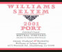 Williams Selyem Mistral Vineyard Port 2001  Front Label
