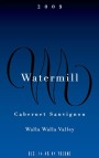 Watermill Walla Walla Valley Cabernet Sauvignon 2009  Front Label
