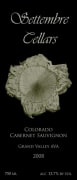 Settembre Cellars Cabernet Sauvignon 2008 Front Label