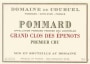 Domaine de Courcel Pommard Grand Clos des Epenots Premier Cru 2000  Front Label