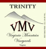 Virginia Mountain Vineyards Trinity 2012 Front Label