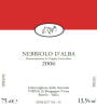 Virna Borgogno Nebbiolo d'Alba 2006  Front Label