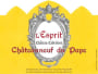 Chateau Cabrieres Chateauneuf-du-Pape L'esprit 2016  Front Label